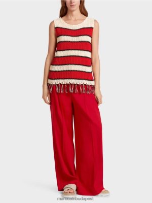 Marc Cain A "újragondoljunk együtt" kötött felső krém ruházat 2486DN1129 Marc Cain Budapest