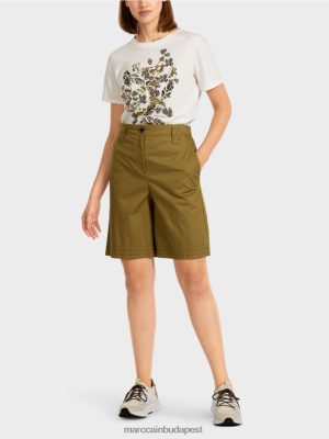 Marc Cain A "újragondoljunk együtt" rövidnadrágot sárga oliv ruházat 2486DN707 Marc Cain Cipő