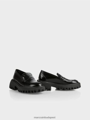 Marc Cain Alacsony cipő dekoratív varrással fekete cipő 2486DN1586 Marc Cain Cipő