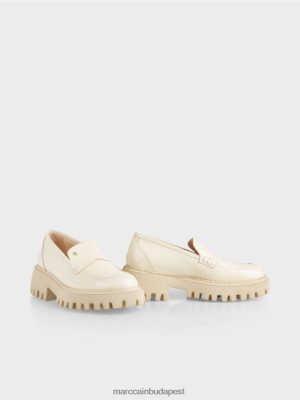 Marc Cain Alacsony cipő dekoratív varrással sötét krém cipő 2486DN1558 Marc Cain Budapest