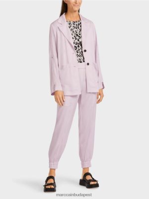 Marc Cain Blazer dzseki hengerelt ujjakkal könnyű levendula ruházat 2486DN390 Marc Cain Táska