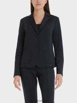 Marc Cain Blazer tapasztzsebekkel éjféli kék ruházat 2486DN211 Marc Cain Budapest