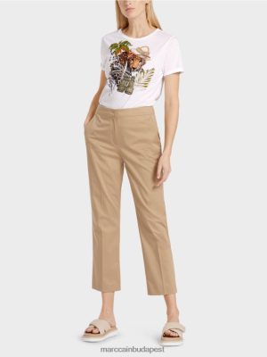 Marc Cain Chino stílusú nadrág mély homok ruházat 2486DN635 Marc Cain Cipő