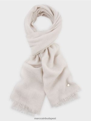 Marc Cain Elegáns szőtt sál Lurex -szel füst tartozék 2486DN1661 Marc Cain Cipő