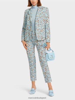 Marc Cain Felszerelt blézer, teljes nyomtatással légköri kék ruházat 2486DN209 Marc Cain Cipő