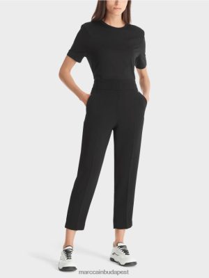 Marc Cain Ferrol nadrág nőies alakú fekete ruházat 2486DN576 Marc Cain Táska