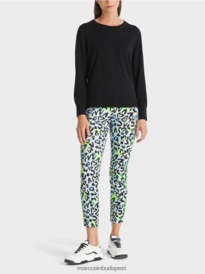 Marc Cain Finoman kötött "újragondoljunk együtt" pulóver fekete ruházat 2486DN1109 Marc Cain Cipő