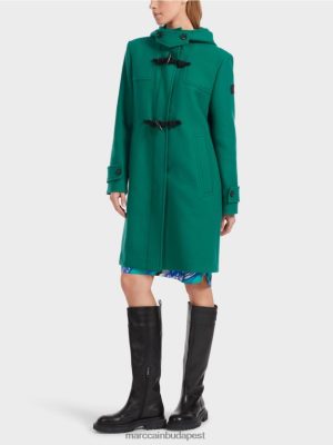 Marc Cain Gyapjúkabát váltó rögzítőkkel eukaliptusz ruházat 2486DN218 Marc Cain Cipő