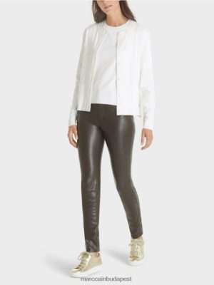 Marc Cain Kardigan "Együtt gondolkozz" piszkosfehér ruházat 2486DN452 Marc Cain Cipő