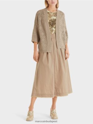 Marc Cain Kardigan "Németországban kötött" lágy taupe ruházat 2486DN411 Marc Cain Táska