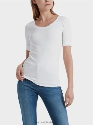 Marc Cain Kiváló minőségű alap ing fehér ruházat 2486DN1478 Marc Cain Cipő