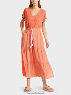 Marc Cain Labounce szoknya zsinórral könnyű terrakotta ruházat 2486DN480 Marc Cain Táska