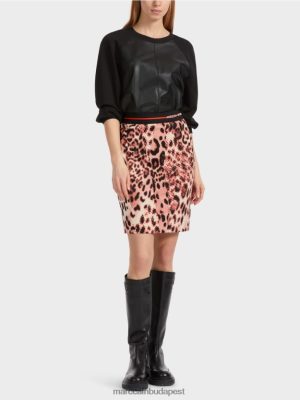 Marc Cain Mini szoknya leopárd nyomtatással táborozó ruházat 2486DN461 Marc Cain Cipő