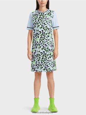 Marc Cain Póló ruha "Németországban kötött" lágy porkék ruházat 2486DN27 Marc Cain Táska