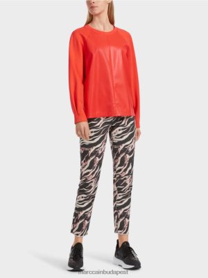 Marc Cain Raglan pulóver anyagkeverékkel táborozó ruházat 2486DN1223 Marc Cain Cipő