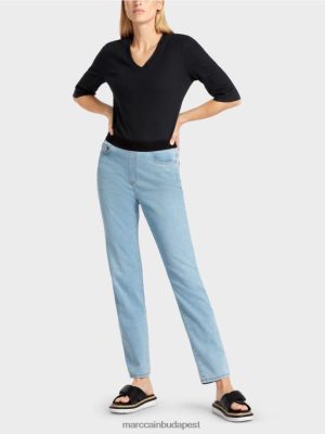 Marc Cain Siena rugalmas striaf farmer Babakék ruházat 2486DN801 Marc Cain Táska