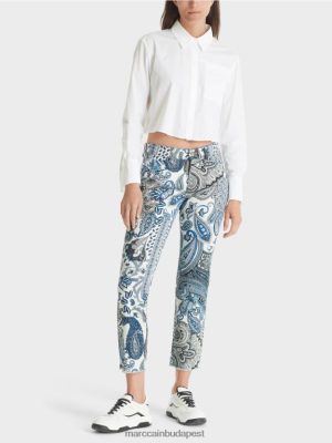 Marc Cain Sikar "újragondoljunk együtt" farmer szüreti kék ruházat 2486DN782 Marc Cain Cipő