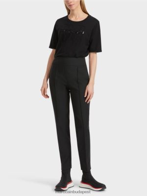 Marc Cain Sliven nadrág oldalsó cipzárral fekete ruházat 2486DN540 Marc Cain Táska