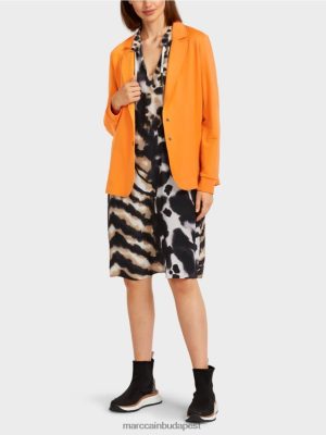 Marc Cain Sportos blézer bordázott kötött mandzsettával élénk narancs ruházat 2486DN201 Marc Cain Táska