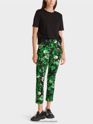 Marc Cain Sydney nyújtó nadrág sötét almazöld ruházat 2486DN529 Marc Cain Budapest