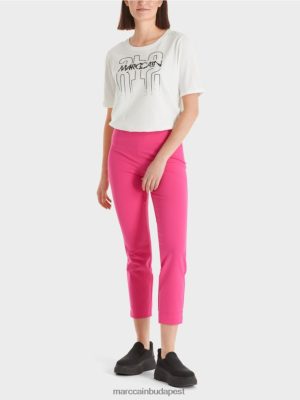 Marc Cain Szófia nyújtott szövet nadrág pop rózsaszínű ruházat 2486DN570 Marc Cain Táska