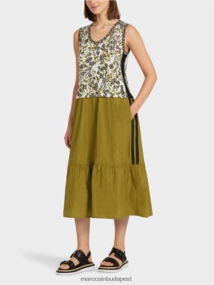 Marc Cain Többszintű ruha stílusú és anyagkeverékkel lágy tetőablak ruházat 2486DN113 Marc Cain Cipő