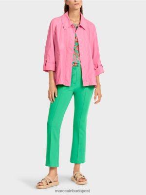 Marc Cain "Tegye át egymással" kültéri kabátot fényes rózsaszínű ruházat 2486DN276 Marc Cain Táska