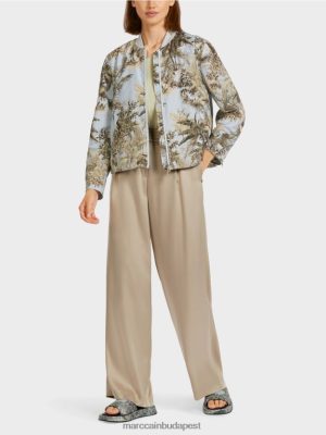 Marc Cain "Tegye át egymással" kültéri kabátot könnyű porkék ruházat 2486DN275 Marc Cain Cipő