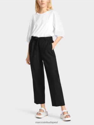 Marc Cain Wardha papírzsák nadrág éjféli kék ruházat 2486DN651 Marc Cain Táska