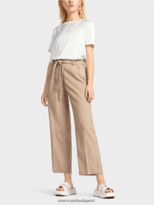 Marc Cain Wardha papírzsák nadrág mély homok ruházat 2486DN647 Marc Cain Cipő