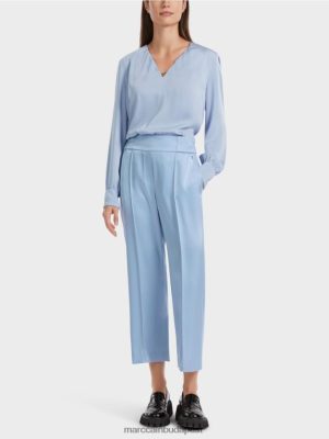 Marc Cain Washington midi hosszú hosszú láb nadrág sötét nyári égbolt ruházat 2486DN552 Marc Cain Táska