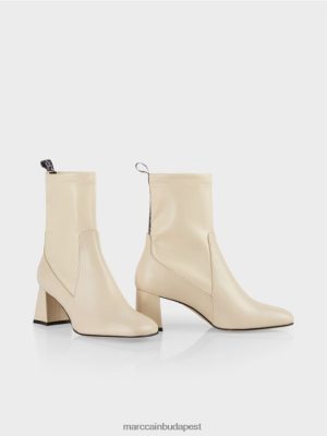 Marc Cain boka csizma Leo részletekkel sötét krém cipő 2486DN1559 Marc Cain Cipő