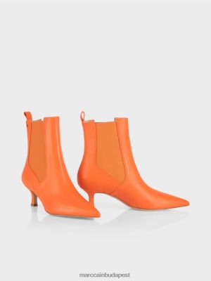 Marc Cain csipke boka csizma betéttel fényes korall cipő 2486DN1569 Marc Cain Táska