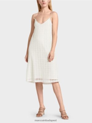 Marc Cain csipke csúszás ruha piszkosfehér ruházat 2486DN92 Marc Cain Cipő