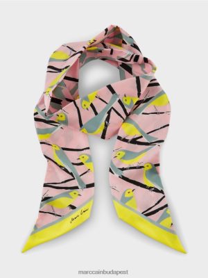 Marc Cain elegáns selyem nyakkendő sötét égkék tartozék 2486DN1703 Marc Cain Cipő