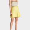 Marc Cain felgyújtott bukár miniszoknya citromzöld ruházat 2486DN485 Marc Cain Cipő