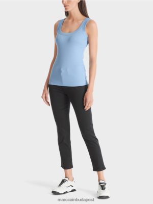 Marc Cain finoman rostos tartály teteje sötét nyári égbolt ruházat 2486DN1349 Marc Cain Cipő