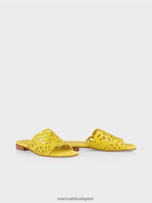 Marc Cain levegős szandál kivágással citromzöld cipő 2486DN1609 Marc Cain Budapest
