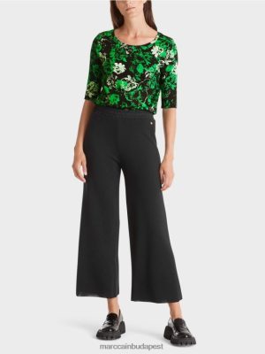 Marc Cain nyújtott pamut ing sötét almazöld ruházat 2486DN1254 Marc Cain Táska