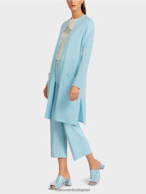 Marc Cain nyitott kardigán légköri kék ruházat 2486DN445 Marc Cain Budapest