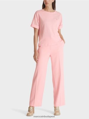 Marc Cain nyomtatott póló puha por rózsaszínű ruházat 2486DN1319 Marc Cain Cipő