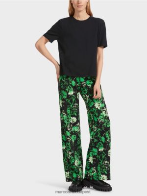 Marc Cain póló egy dobozos vágásban fekete ruházat 2486DN1247 Marc Cain Cipő