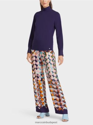 Marc Cain póló mandzsetta ujjú királyi lila ruházat 2486DN1458 Marc Cain Táska