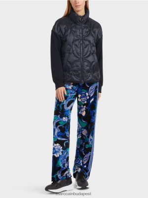 Marc Cain párnázott "újragondoljunk együtt" kabát éjféli kék ruházat 2486DN309 Marc Cain Táska