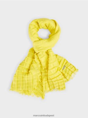 Marc Cain redős kockás sál zöld kén tartozék 2486DN1742 Marc Cain Cipő