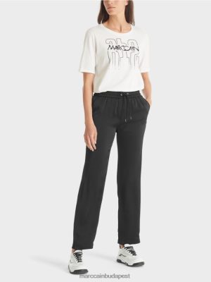 Marc Cain roanne "újragondoljunk együtt" nadrág fekete ruházat 2486DN568 Marc Cain Budapest