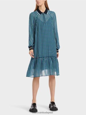 Marc Cain ruha geometriai teljes formatervezésű zománc ruházat 2486DN2 Marc Cain Cipő