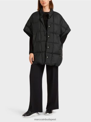 Marc Cain steppelt mellény fekete ruházat 2486DN292 Marc Cain Budapest