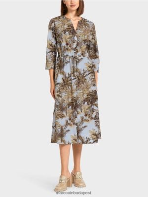 Marc Cain túlméretezett ruha húzózsinórral könnyű porkék ruházat 2486DN99 Marc Cain Táska