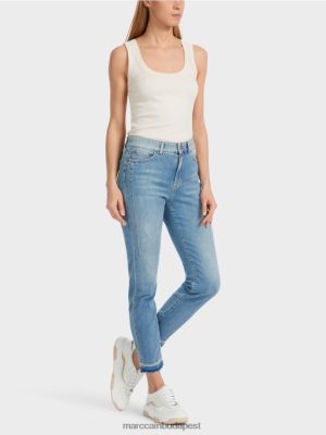 Marc Cain Öt zsebű Silea farmer használt effektusokkal szüreti kék ruházat 2486DN750 Marc Cain Táska